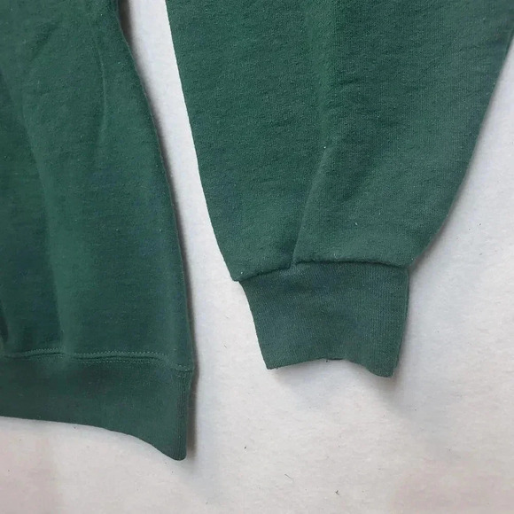 Merry Christmas I'm Durnk Mens Sweater Green Medium Pullover Jerzees NuBlend Fun - Picture 10 of 12